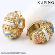 92295- Xuping cheap earring gold plated women ear jewelry for african
